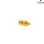 22K Yellow Gold Fancy Ring with Colored Stone