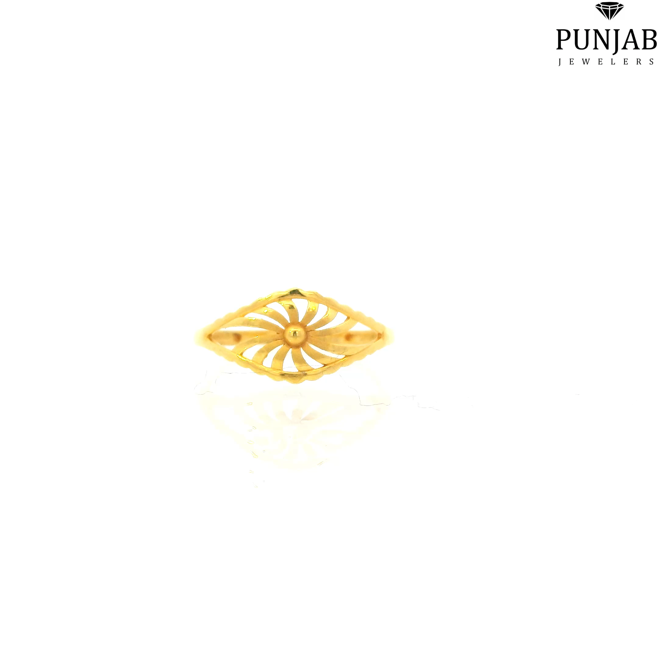 22K Yellow Gold Fancy Ring