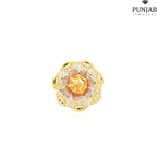 22K Two-Tone Gold Ring