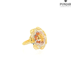 22K Two-Tone Gold Ring