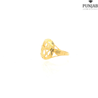 22K Yellow Gold Om Ring
