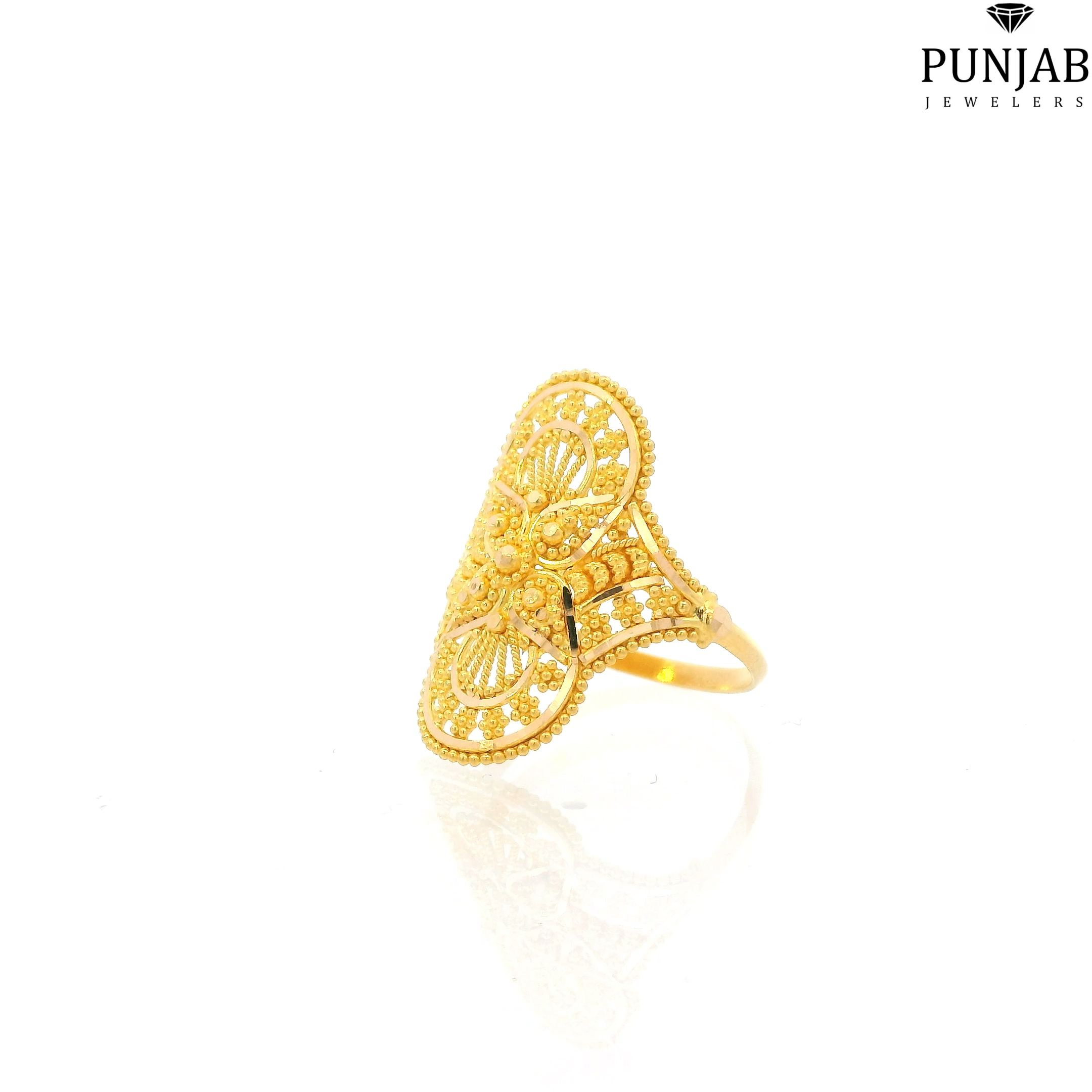 22K Yellow Gold Traditional Ring