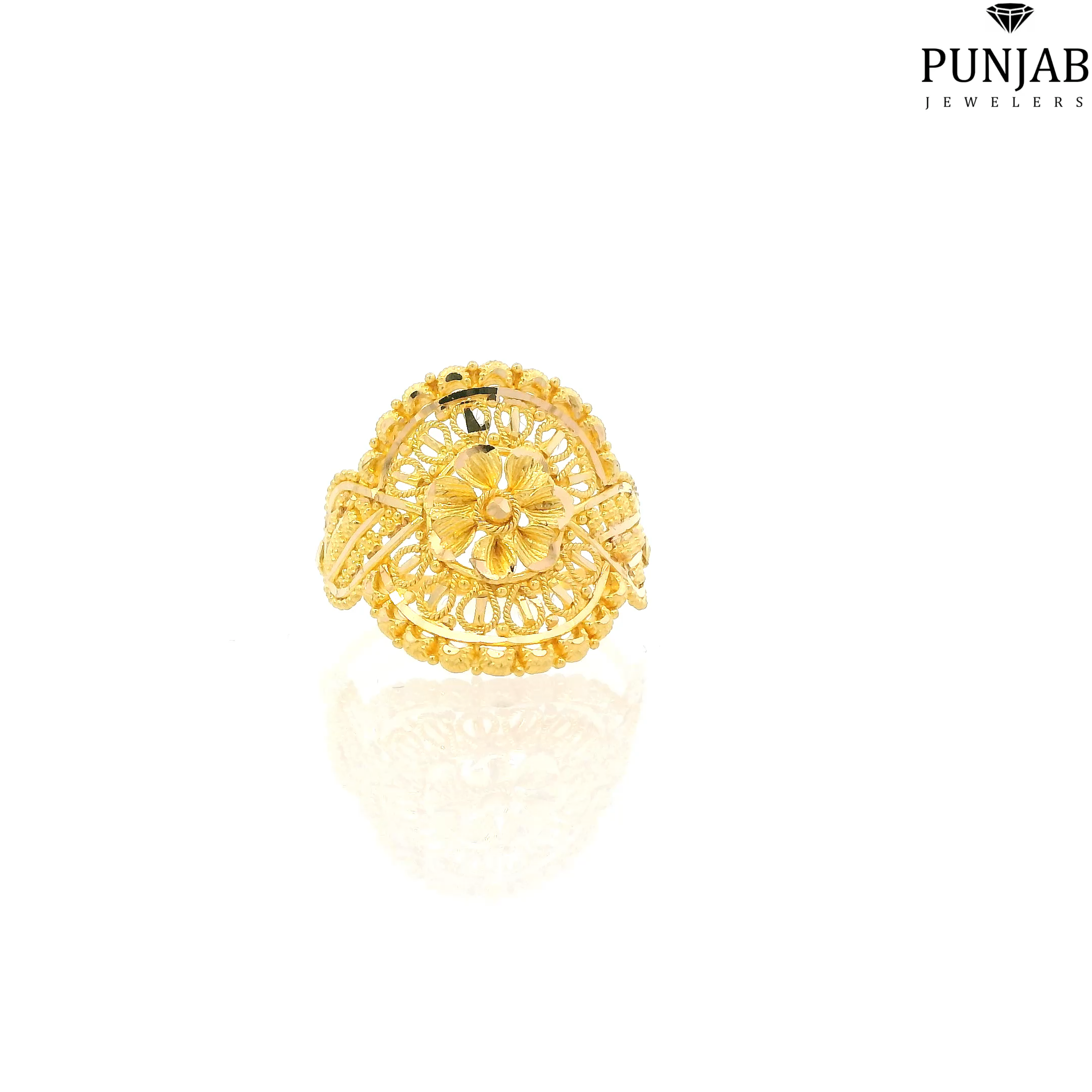 22K Yellow Gold Traditional Ring