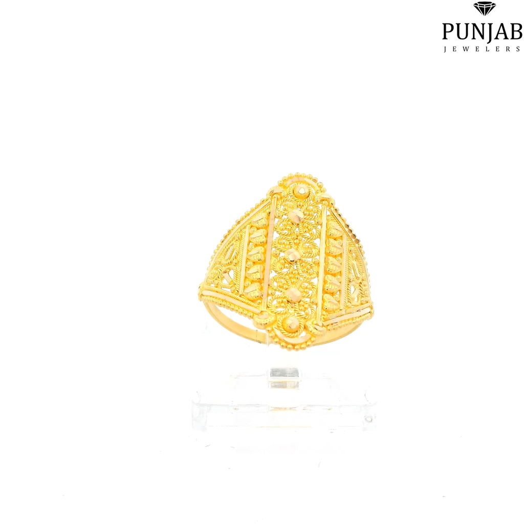 22K Yellow Gold Traditional Ring