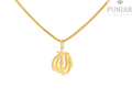 22K Yellow Gold Allah Pendant