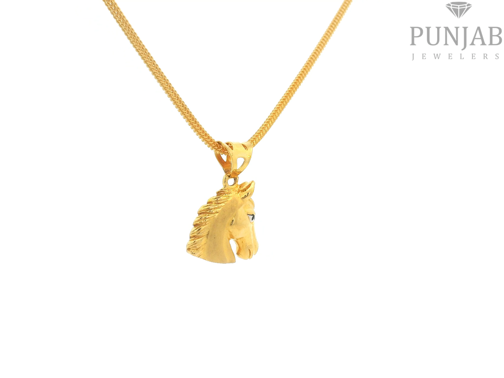 22K Yellow Gold Fancy Pendant