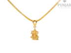 22K Yellow Gold Om Pendant