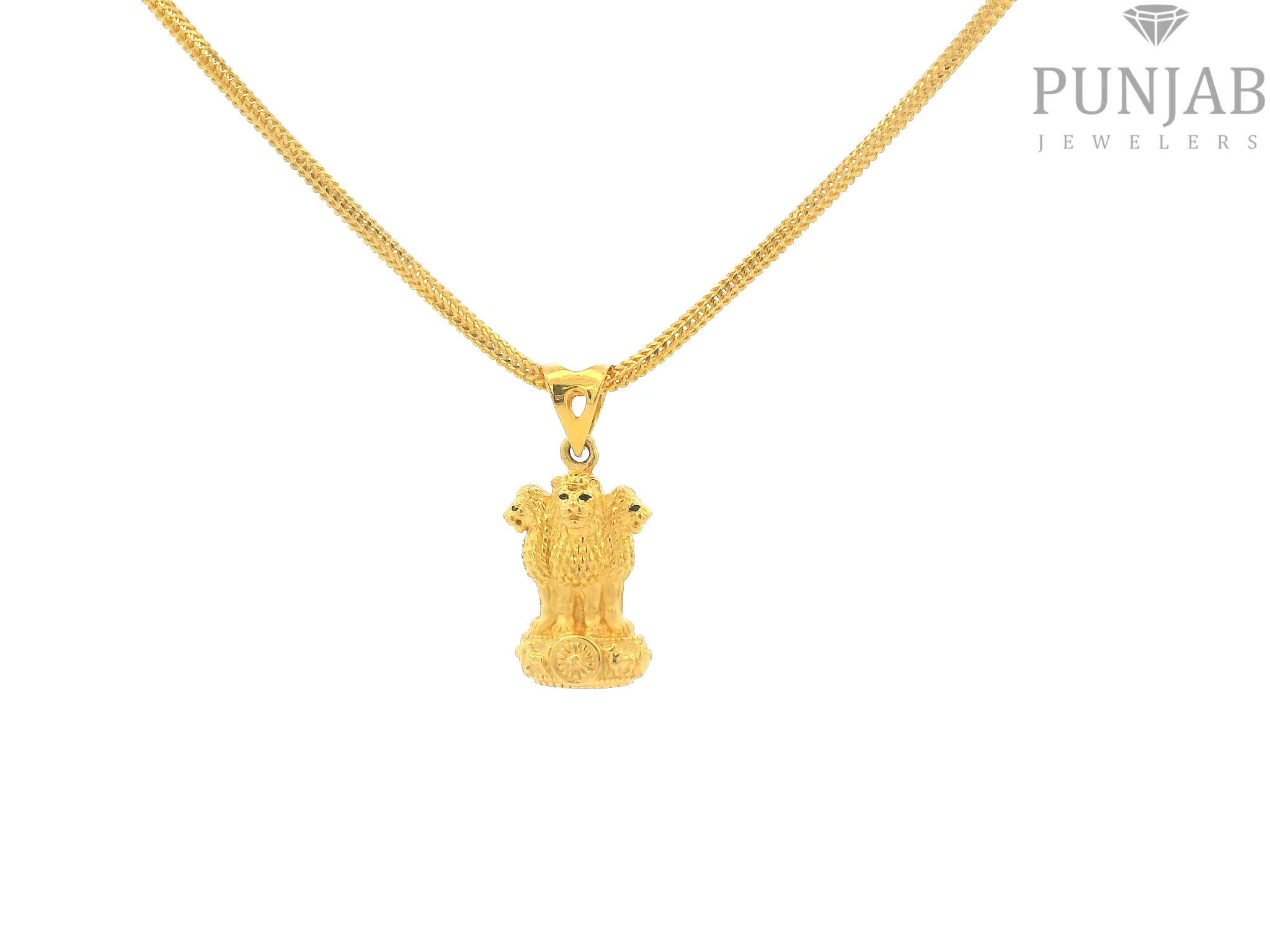 22K Yellow Gold Traditional Pendant