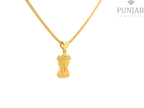 22K Yellow Gold Traditional Pendant
