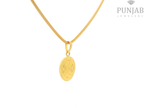 22K Yellow Gold Traditional Pendant