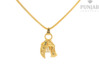 22K Yellow Gold Khanda Pendant