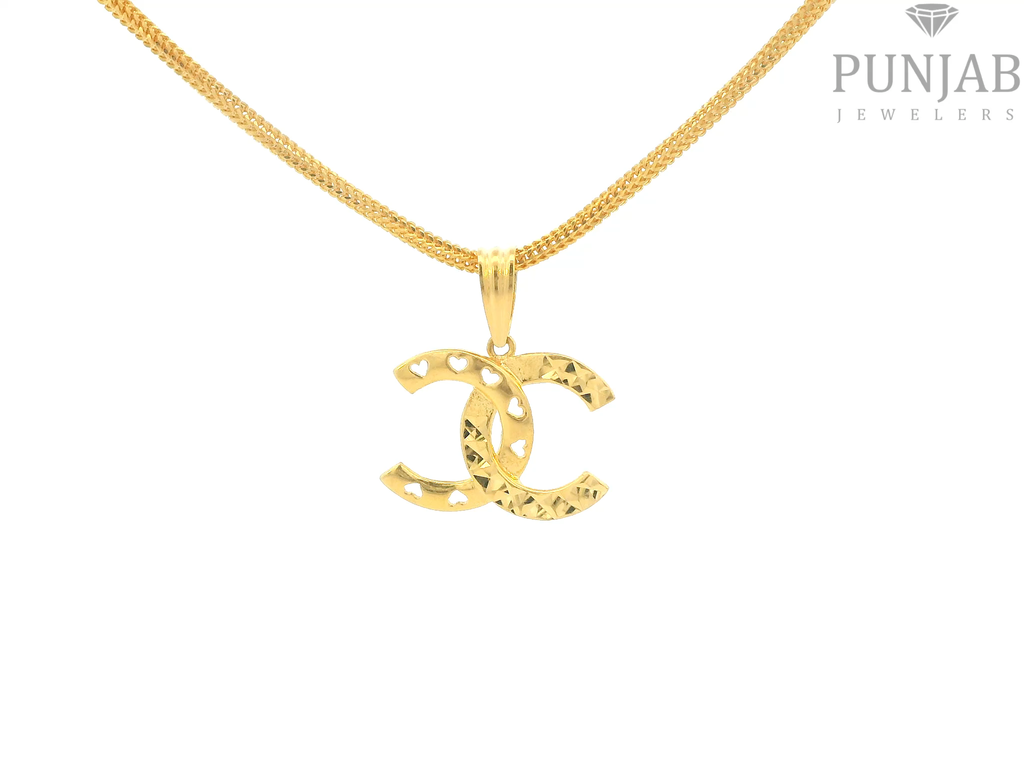 22K Yellow Gold Fancy Pendant