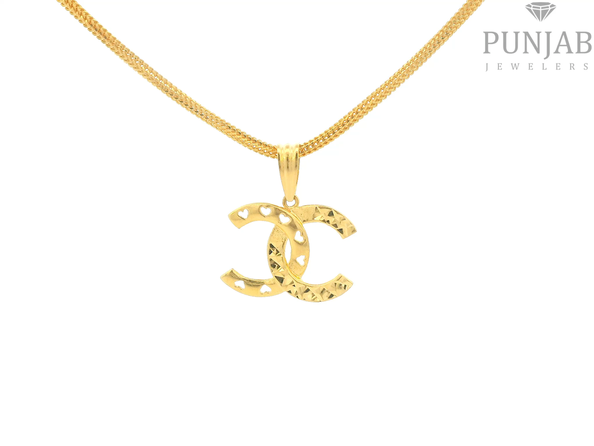 22K Yellow Gold Fancy Pendant