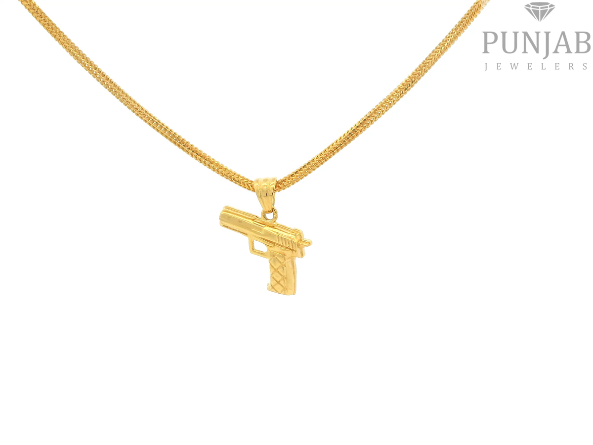 22K Yellow Gold Fancy Pendant