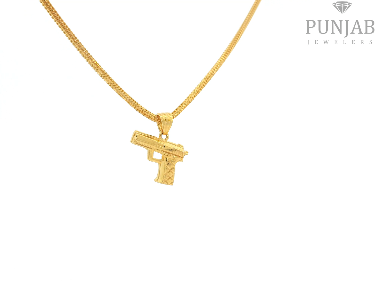 22K Yellow Gold Fancy Pendant
