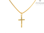 22K Yellow Gold Cross Pendant
