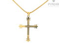 22K Yellow Gold Cross Pendant