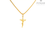 22K Yellow Gold Cross Pendant