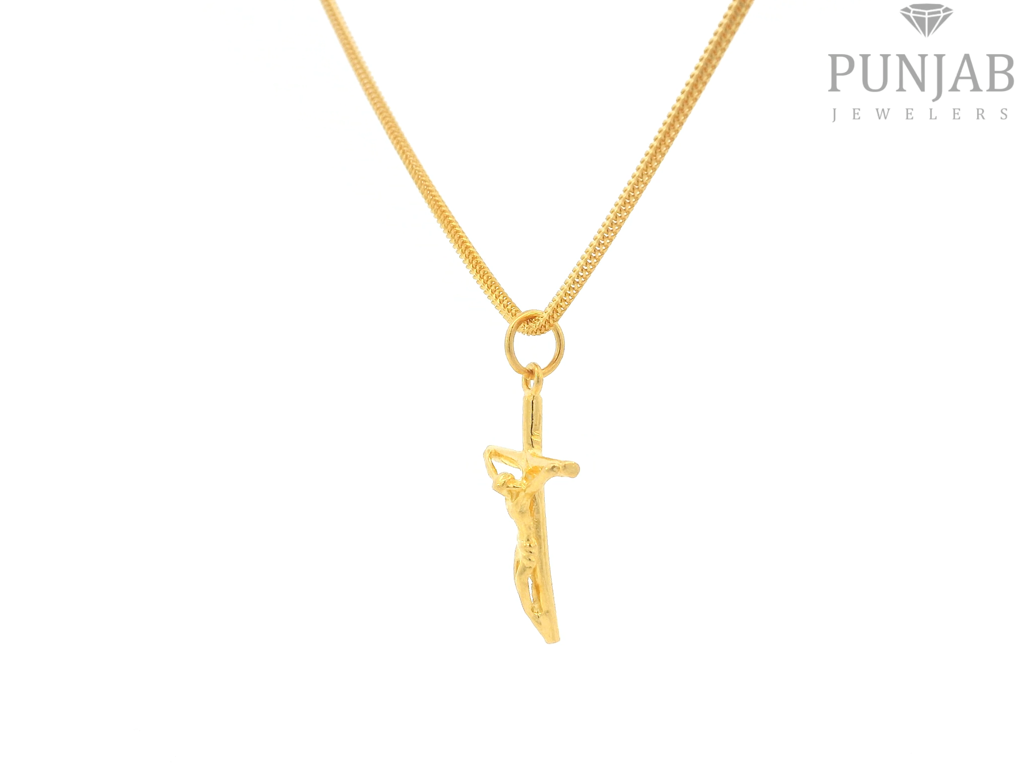 22K Yellow Gold Cross Pendant