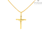 22K Yellow Gold Cross Pendant