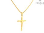 22K Yellow Gold Cross Pendant