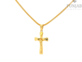 22K Yellow Gold Cross Pendant