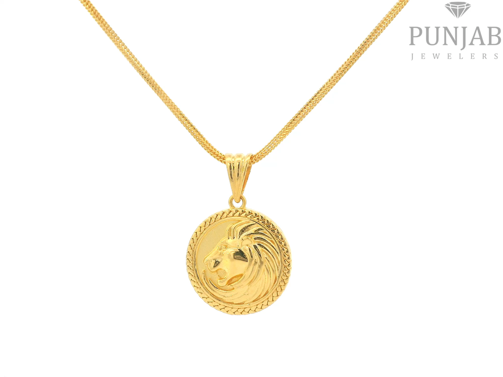 22K Yellow Gold Fancy Pendant