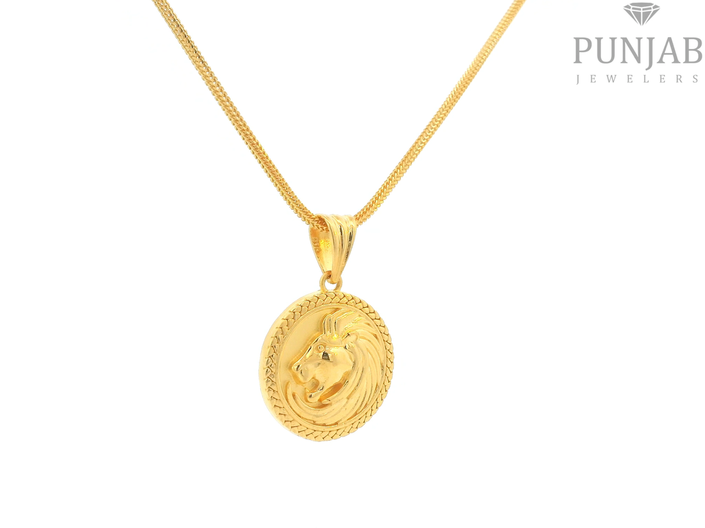 22K Yellow Gold Fancy Pendant