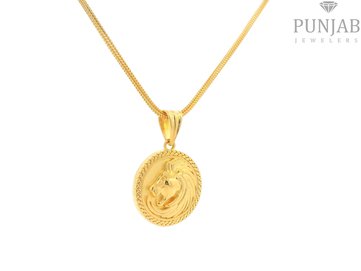 22K Yellow Gold Fancy Pendant