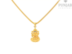 22K Yellow Gold Om Pendant