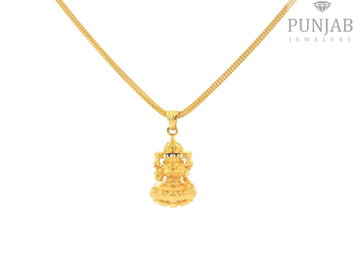 22K Yellow Gold Om Pendant