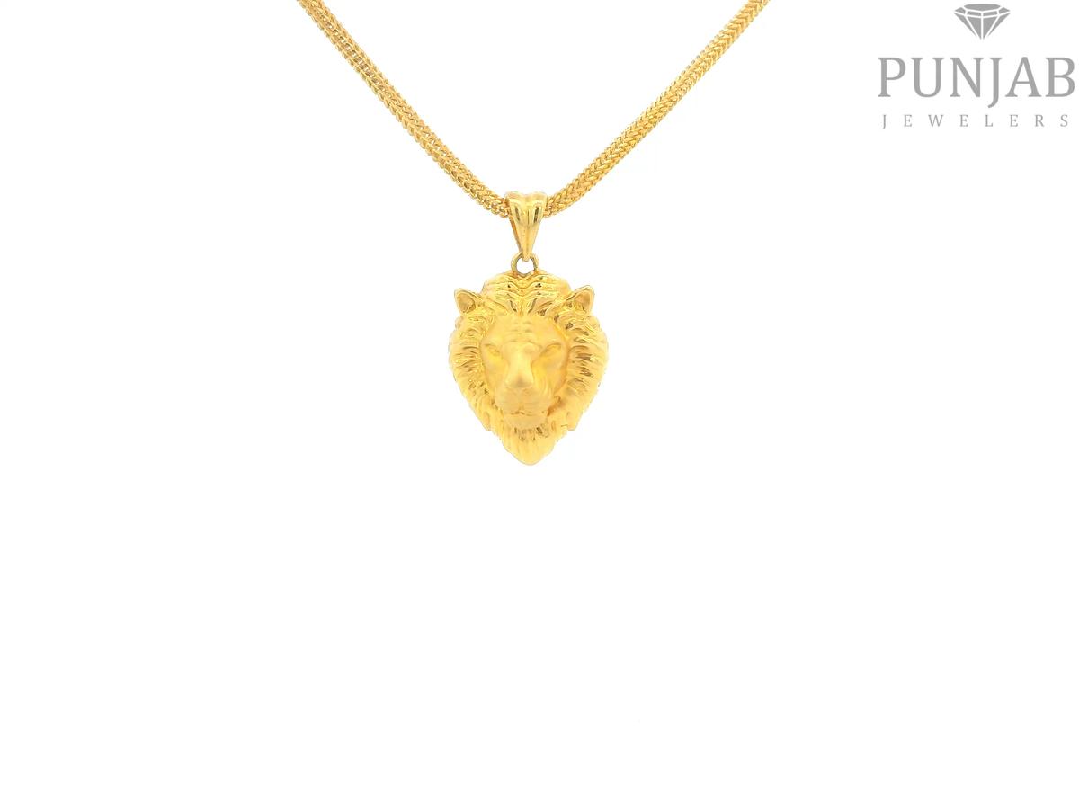 22K Yellow Gold Fancy Pendant
