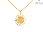 22K Yellow Gold Om Pendant
