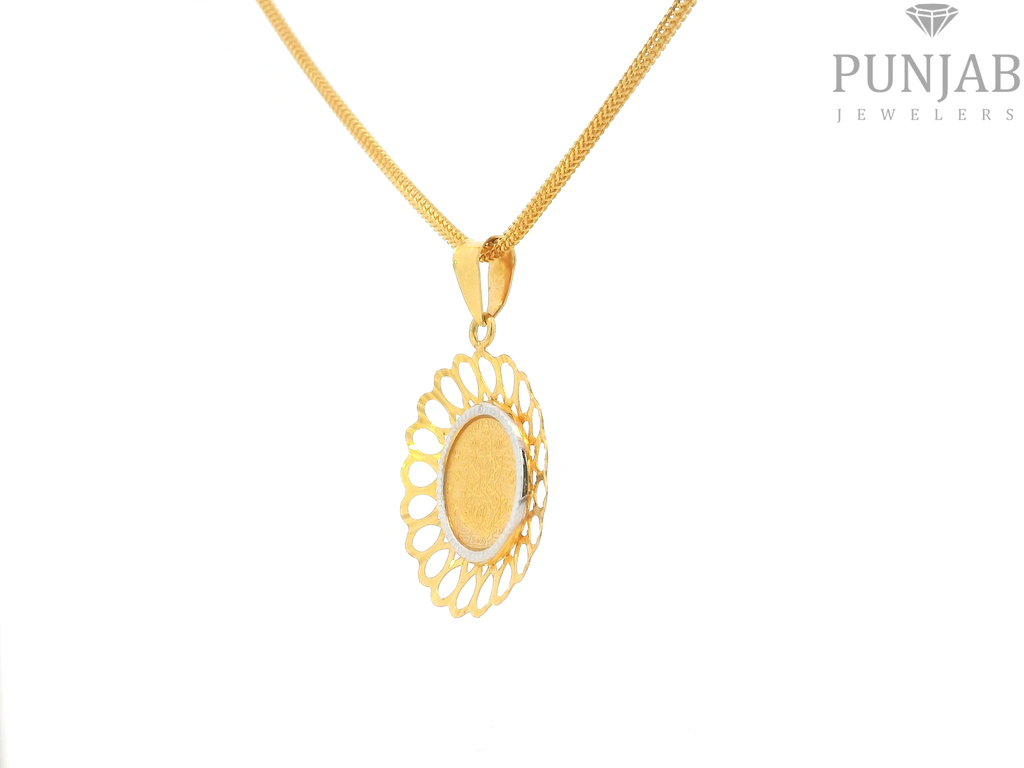 22K Yellow Gold Om Pendant