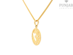 22K Yellow Gold Om Pendant