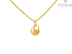 22K Yellow Gold Allah Pendant