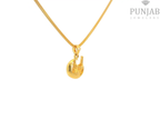 22K Yellow Gold Allah Pendant
