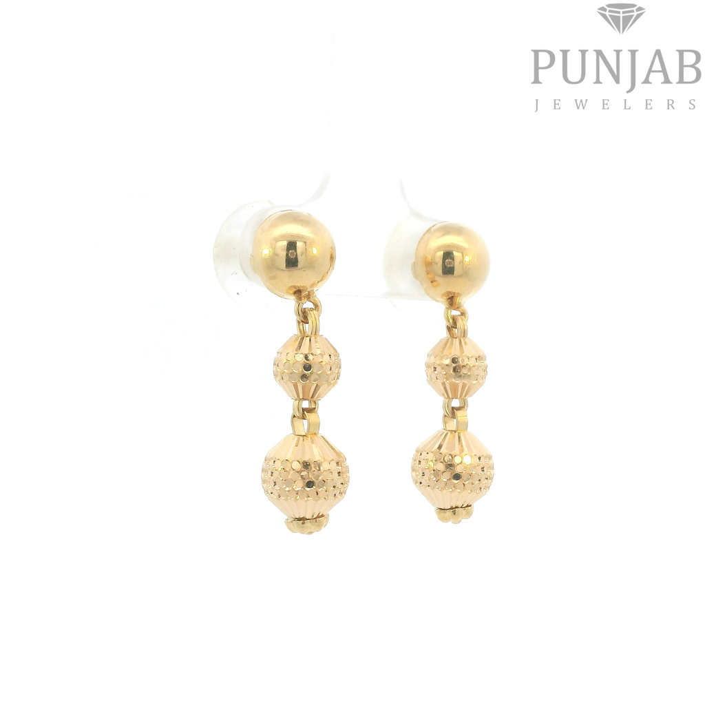 22K Yellow Gold Fancy Earrings