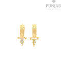 22K Yellow Gold Traditional Earrings