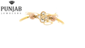 22K Two-Tone Gold Bracelet with Lobster Lock