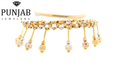 22K Three-Tone Gold Bracelet with Lobster Lock