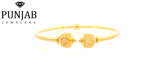 22K Yellow Gold Fancy Bangle