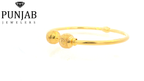 22K Yellow Gold Fancy Bangle
