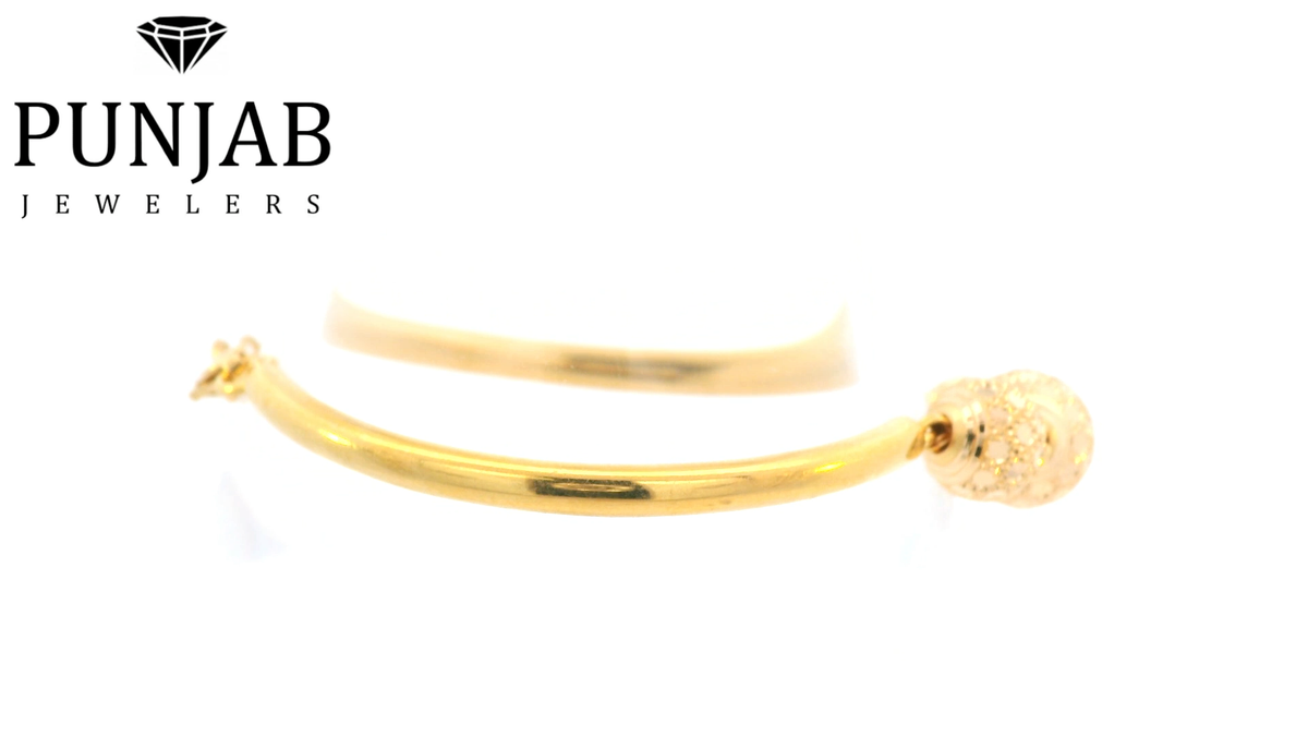 22K Yellow Gold Fancy Bracelet with Lobster Lock