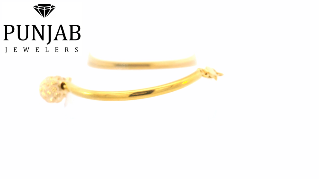 22K Yellow Gold Fancy Bracelet with Lobster Lock