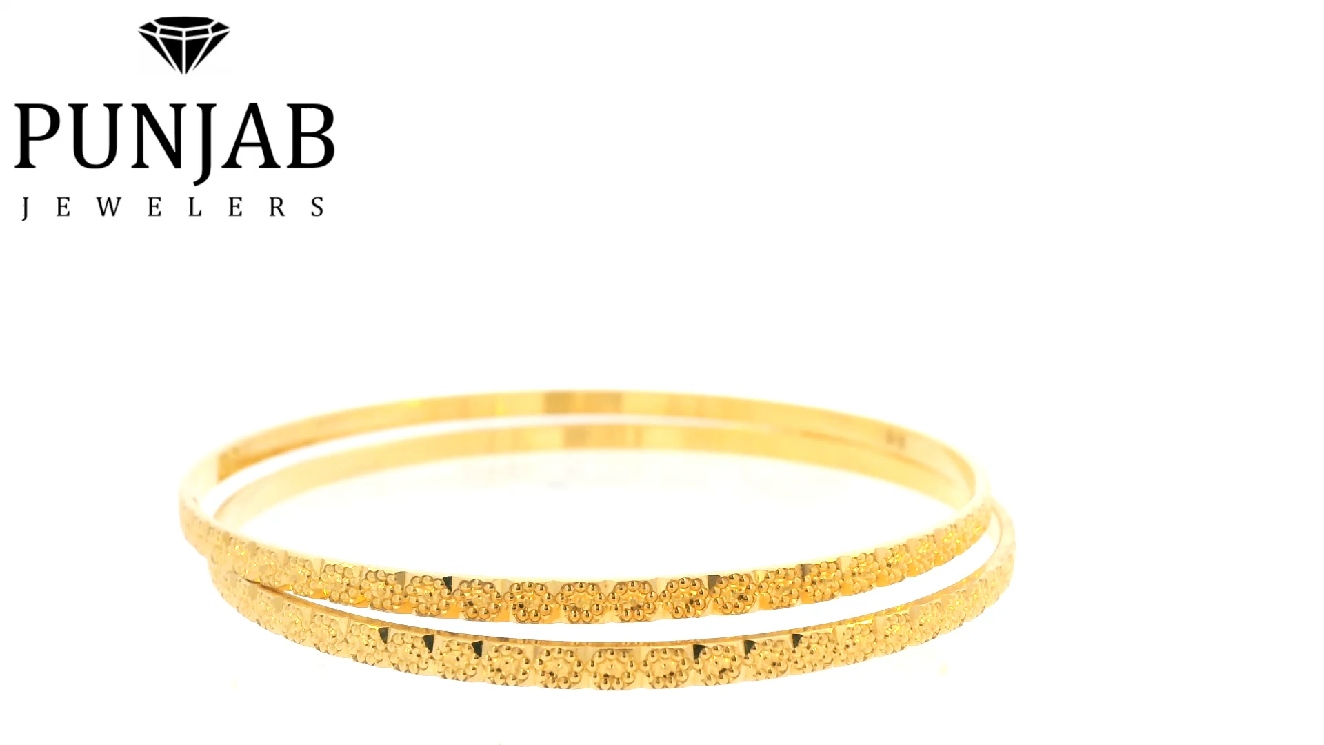 22K Yellow Gold Traditional Bangle