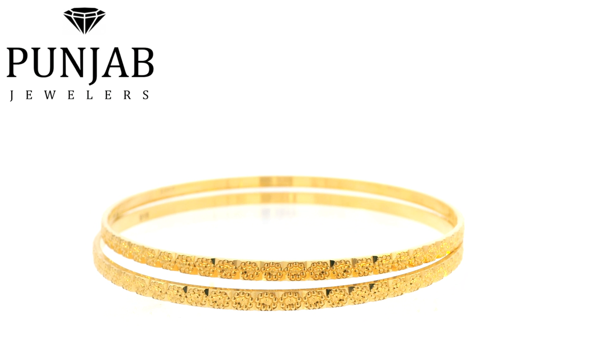 22K Yellow Gold Traditional Bangle