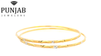 22K Yellow Gold Traditional Bangle