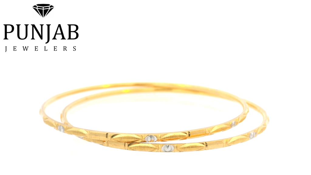 22K Yellow Gold Traditional Bangle