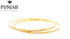 22K Yellow Gold Traditional Bangle